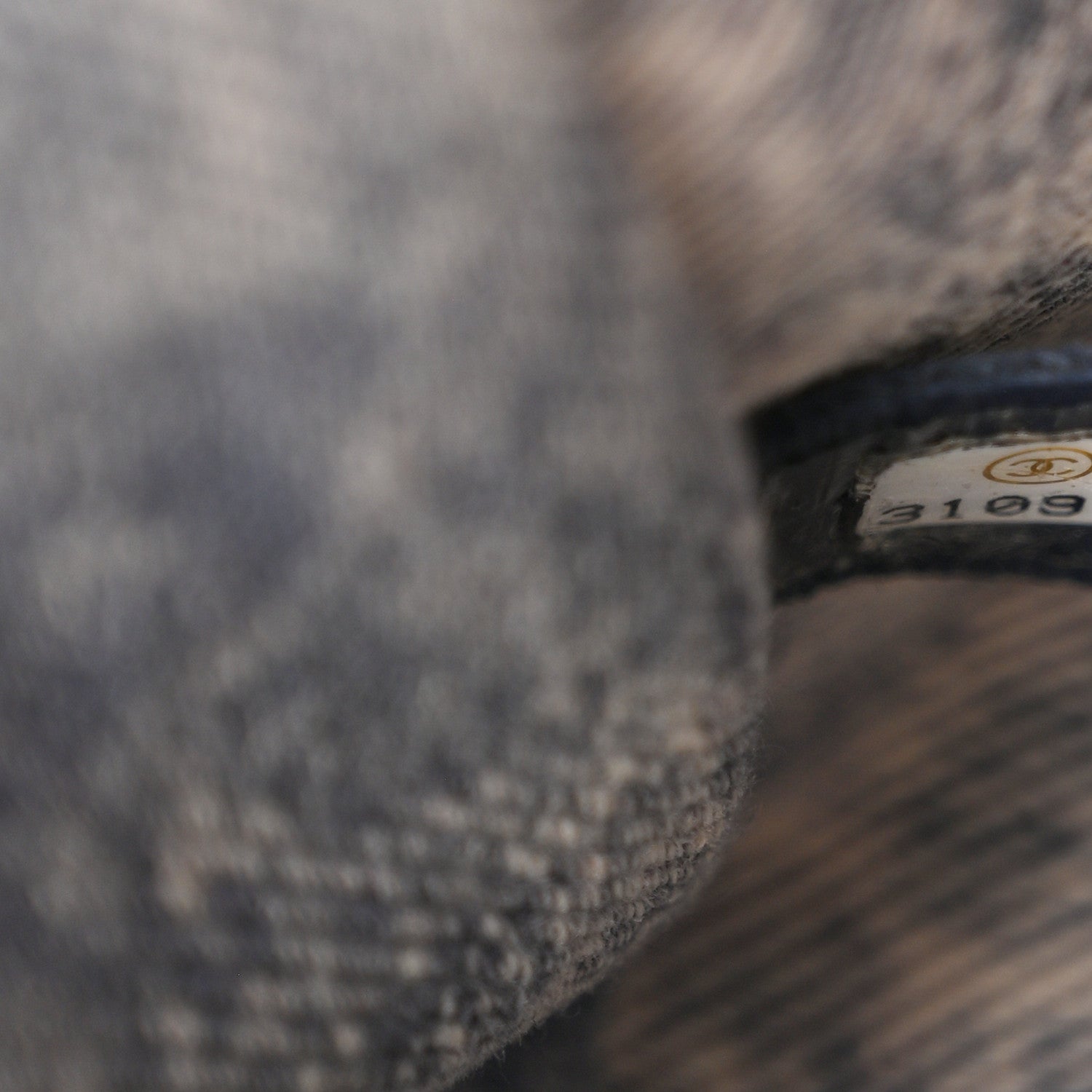 Chanel Denim Stitched Mini Square Flap Blue 7 of 11