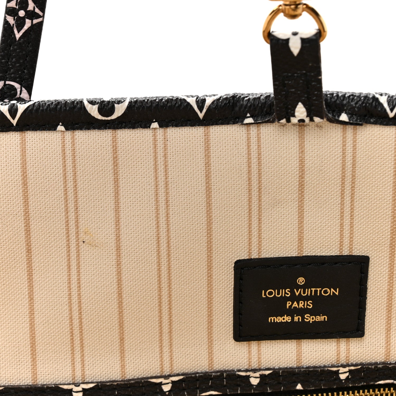 Louis Vuitton Monogram Giant Jungle Neverfull MM Ivory 11 of 12