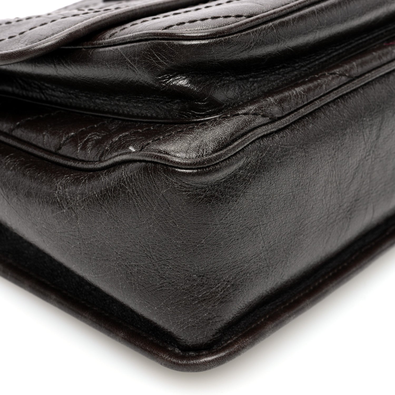 Saint Laurent Crinkled Calfskin Matelasse Monogram Medium Niki Chain Satchel Tulip 8 of 11