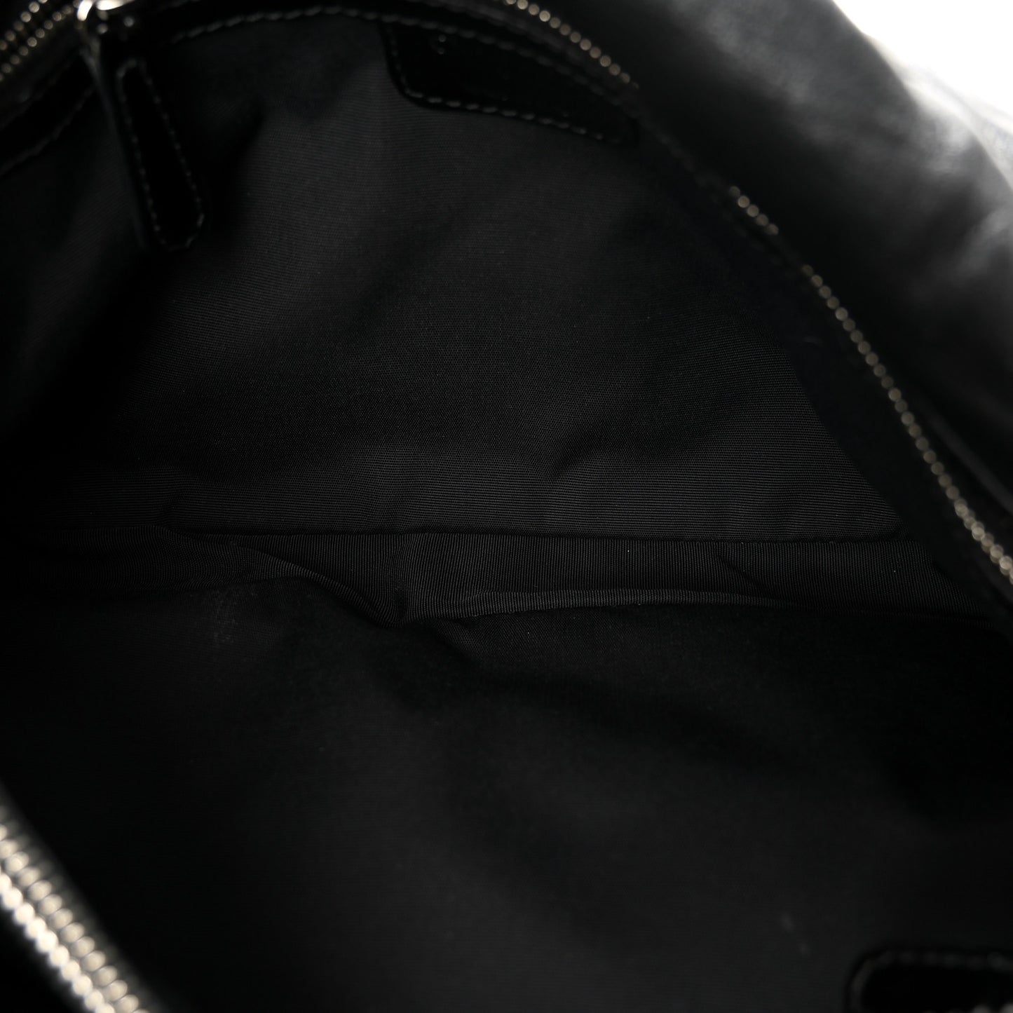 Patent Lambskin Cannage Rendezvous Flap Black