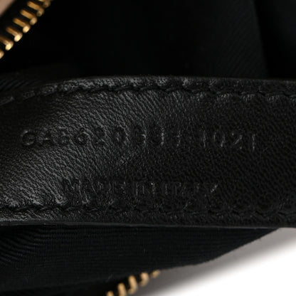 Saint Laurent Lambskin Quilted Toy Loulou Puffer Monogram Chain Satchel Dark Beige 7 of 10