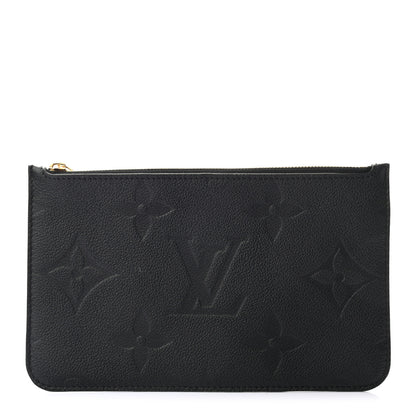 Louis Vuitton Empreinte Monogram Giant Neverfull MM Pochette Black 1 of 7