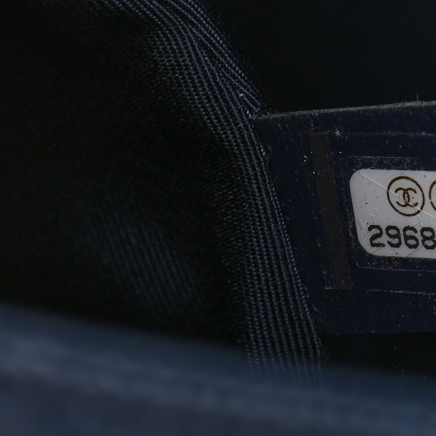 Caviar Quilted City Walk Flap Navy Blue