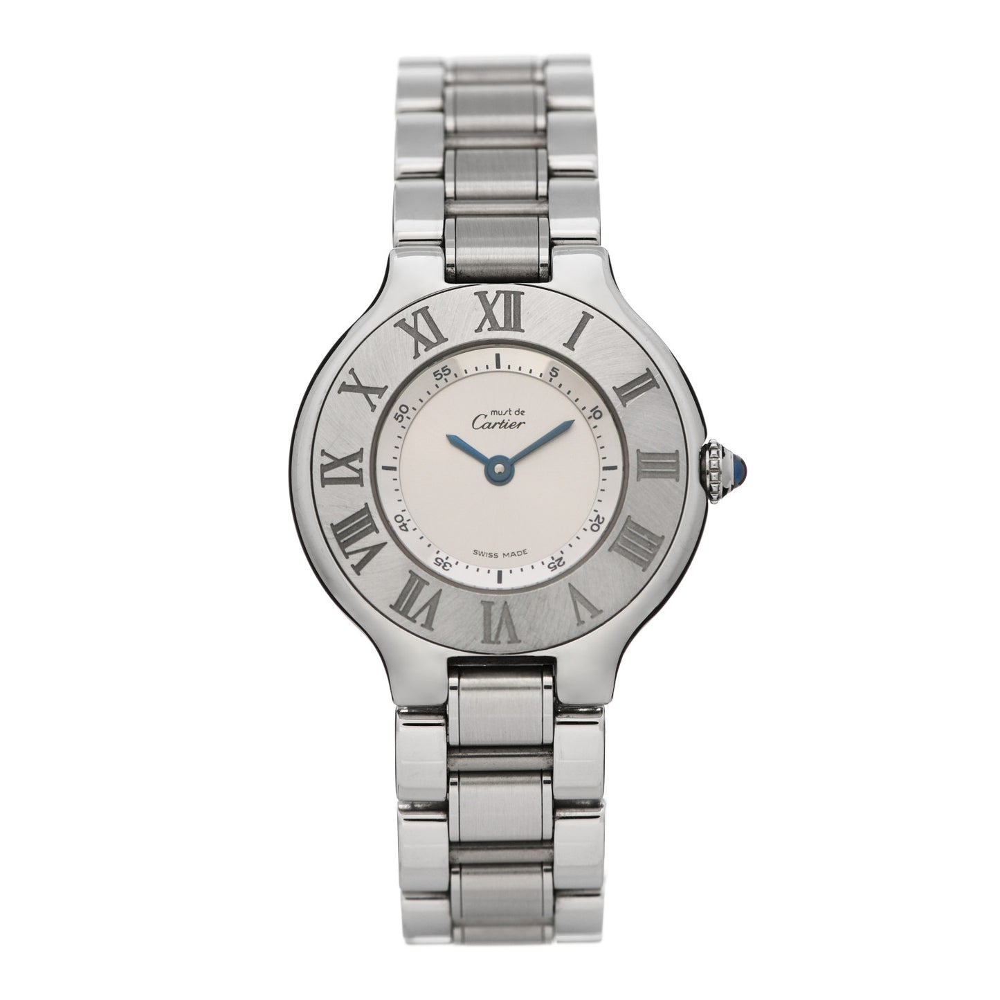 Stainless Steel 28mm Must De 21 Quartz Watch