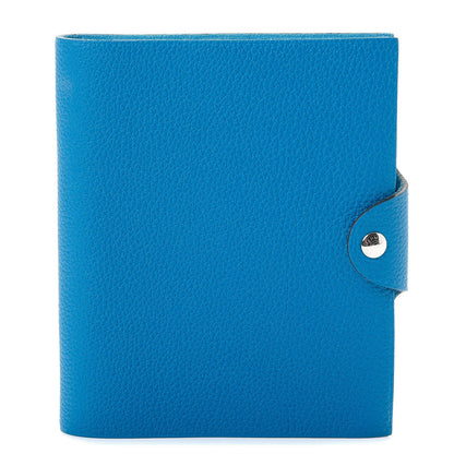 Hermes Togo Ulysse PM Notebook Cover Bleu Zanzibar 1 of 8
