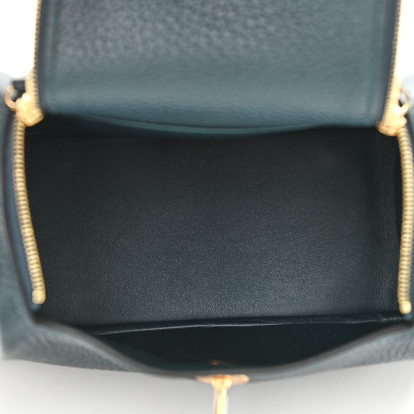 Taurillon Clemence Mini Lindy 20 Vert Cypress