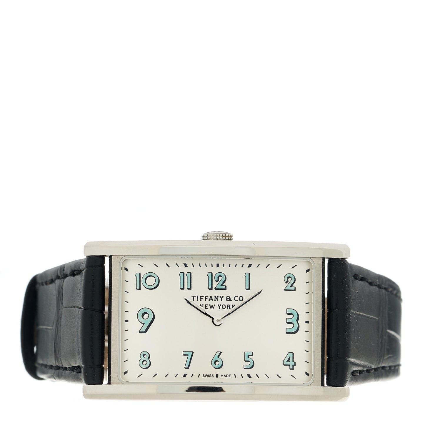 Stainless Steel Alligator 25mm East West Quartz Watch