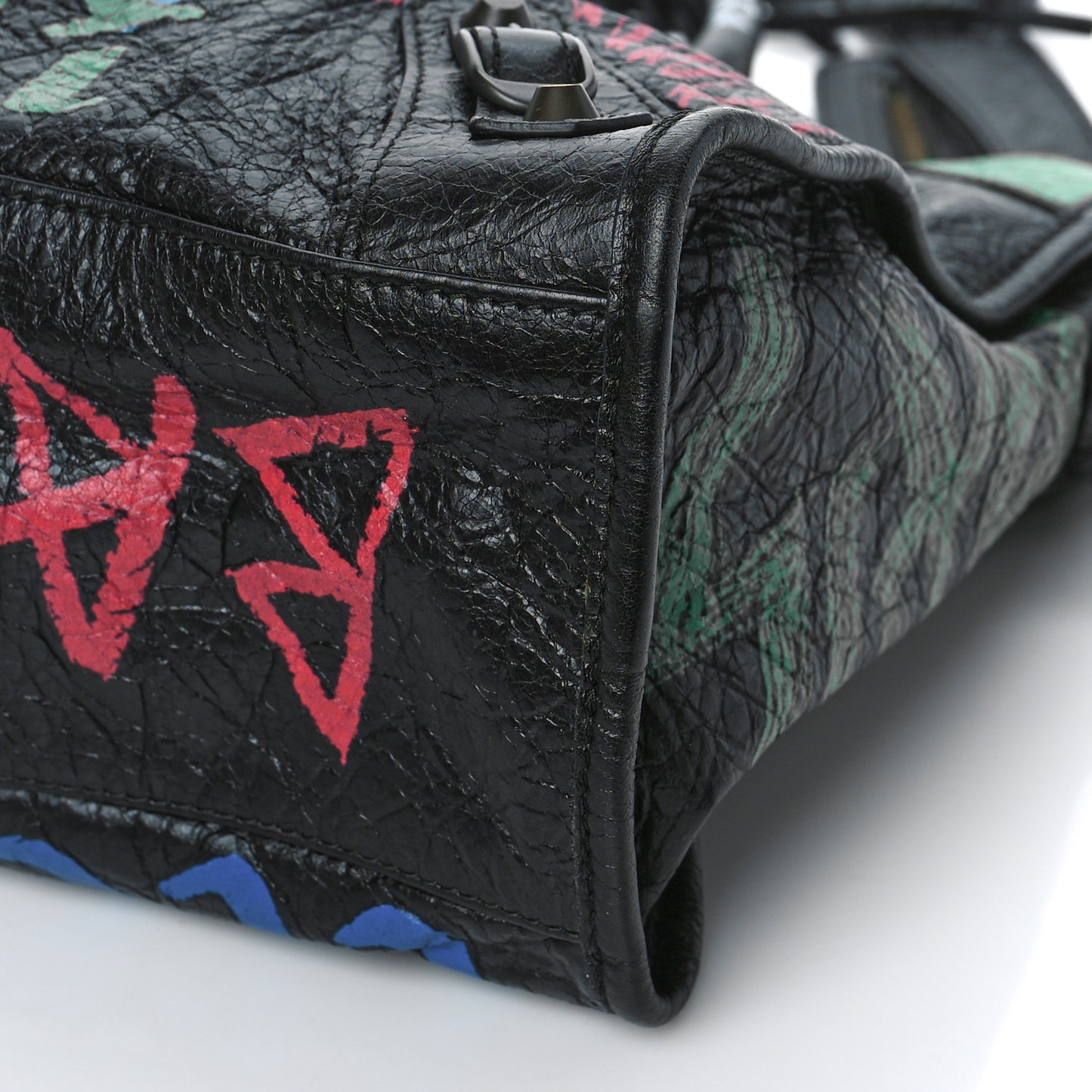 Agneau Graffiti All Over Classic Hardware City Black Vert Rouge