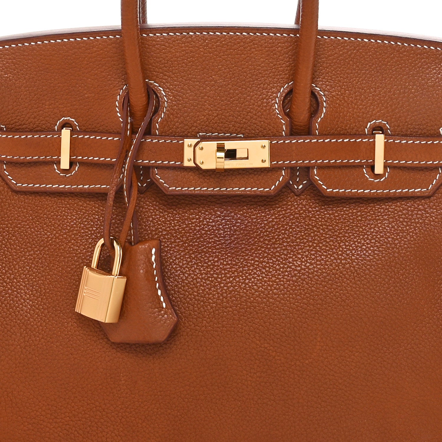 Hermes Natural Barenia Faubourg Birkin 25 Fauve 8 of 12