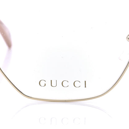 Gucci Metal Eyeglasses GG09730 Gold Pink 7 of 7