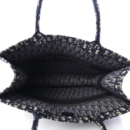 Christian Dior Oblique Book Tote Blue Multicolor 4 of 5