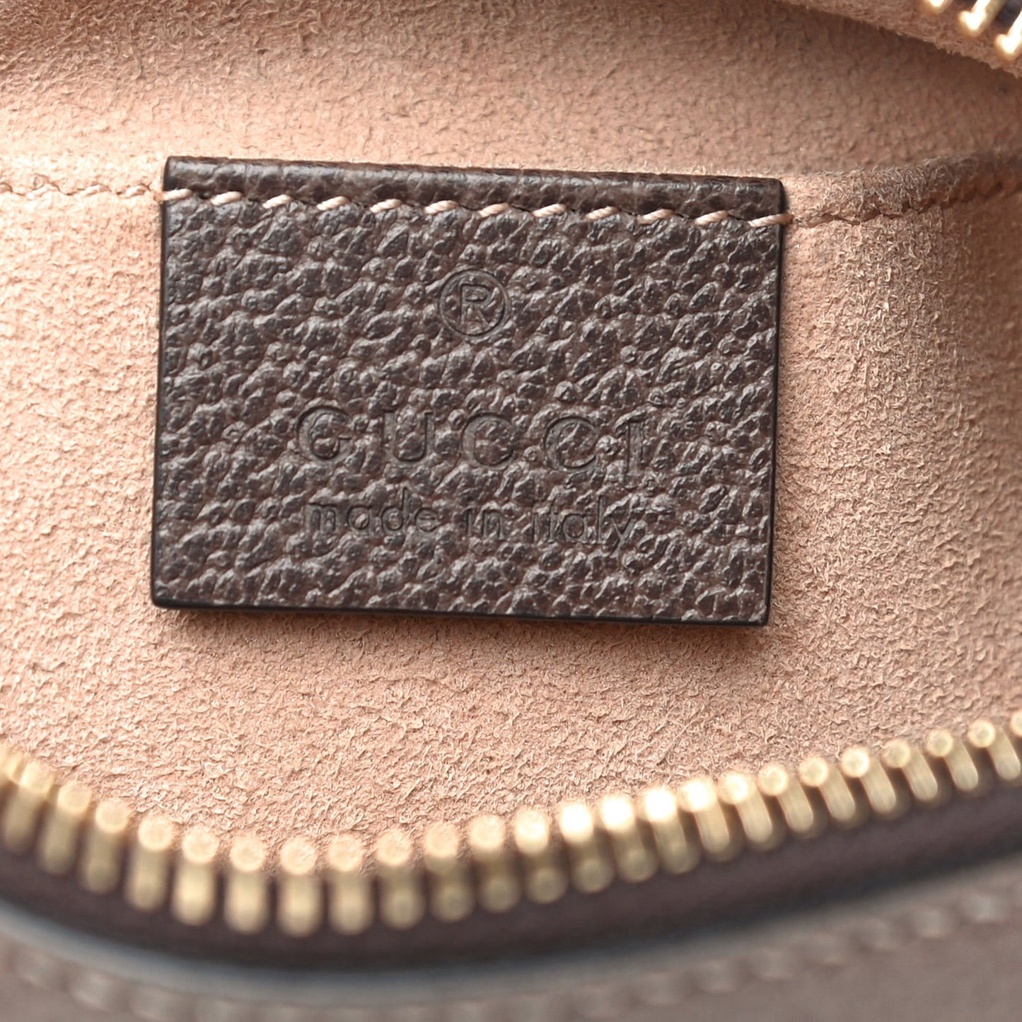 GG Supreme Monogram Web Mini Ophidia Shoulder Bag Brown