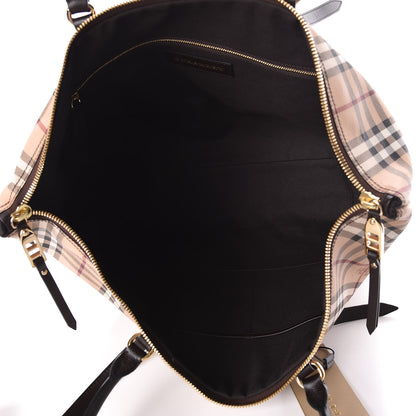 Burberry Haymarket Check Medium Salisbury Tote Chocolate 6 of 10
