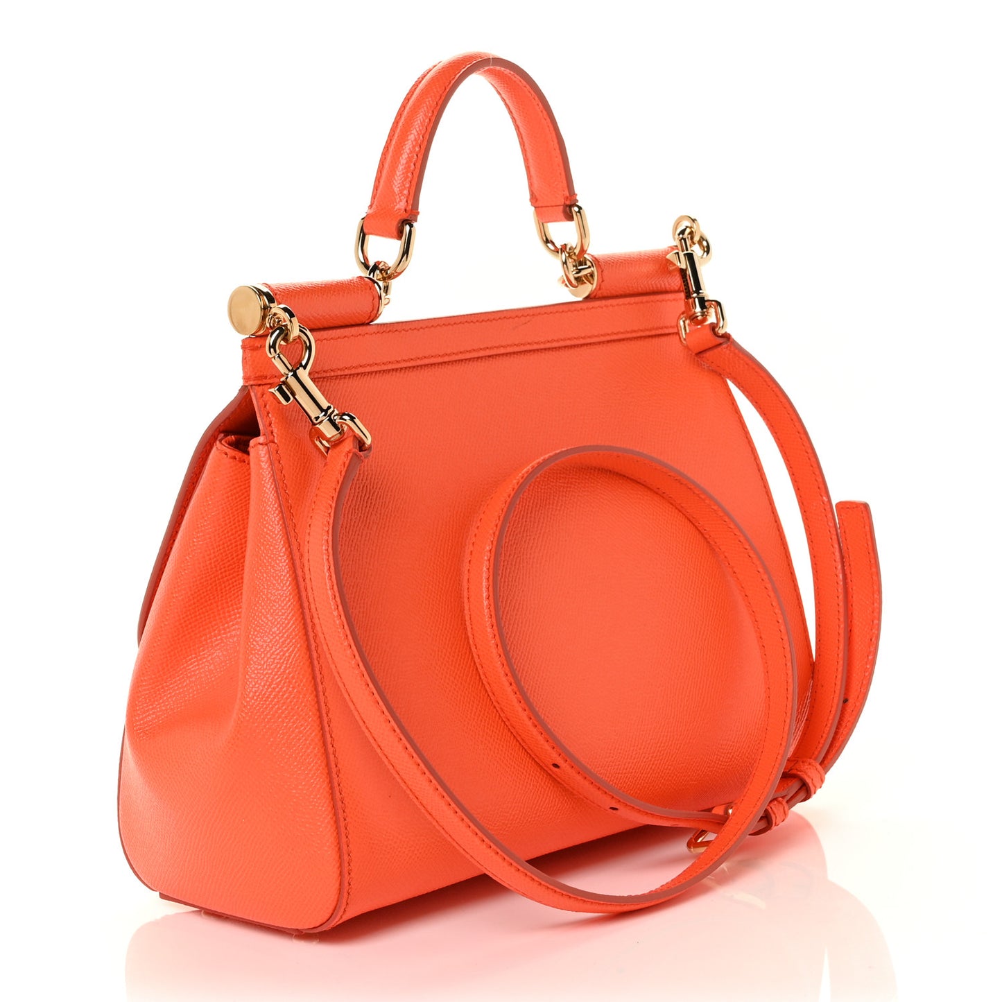 Dauphine Small Miss Sicily Satchel Orange