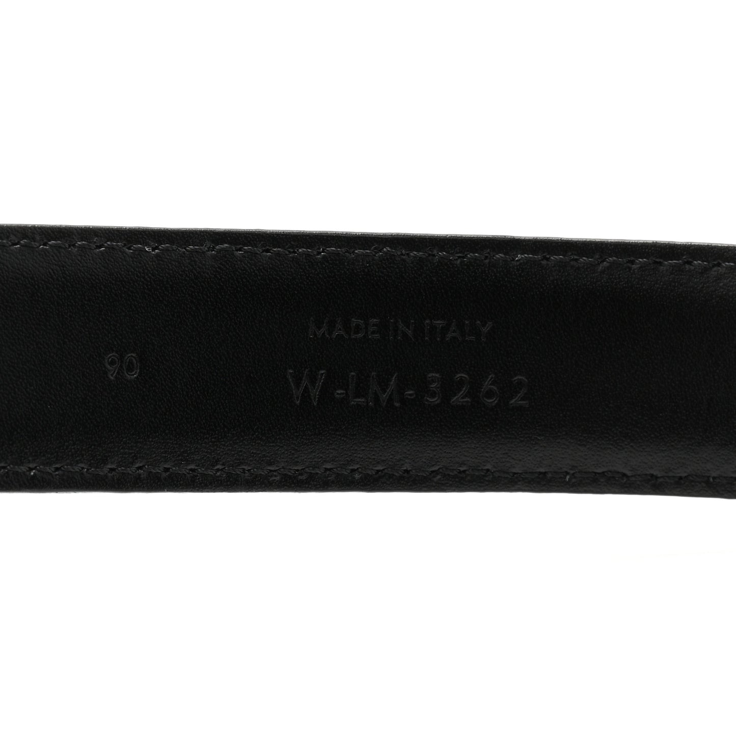 Box Calfskin Medium 25mm Triomphe 90 36 Belt Black