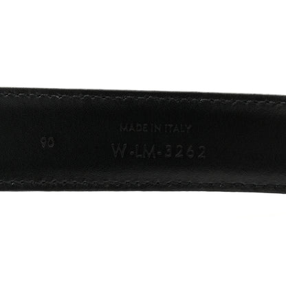 Celine Box Calfskin Medium 25mm Triomphe 90 36 Belt Black 4 of 7