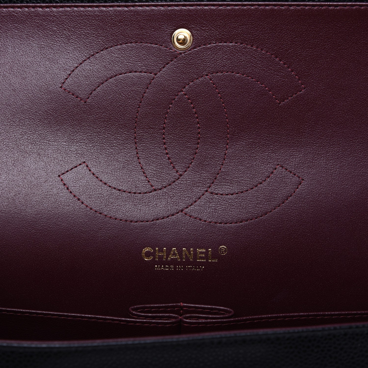 Chanel Caviar Quilted Jumbo Double Flap Black 8 of 12