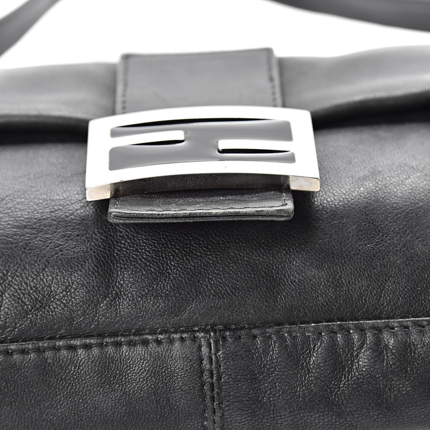 Calfskin Baguette Black