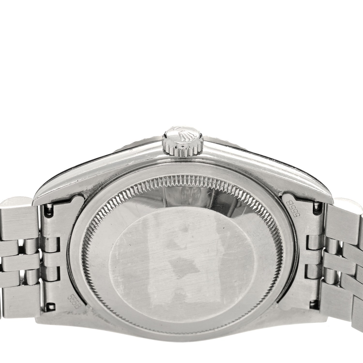 Rolex Stainless Steel 18K White Gold Diamond 36mm Oyster Perpetual Datejust Watch Silver 16234 4 of 4