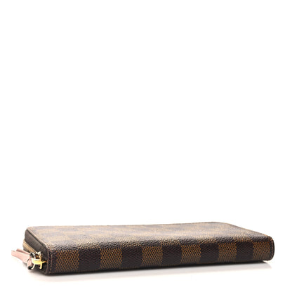 Louis Vuitton Damier Ebene Clemence Wallet Rose Ballerine 4 of 7