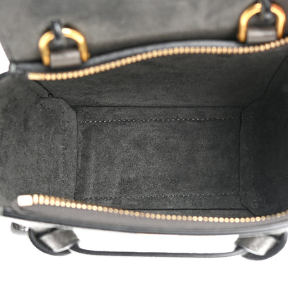 Celine Grained Calfskin Pico Belt Bag Grey 5 of 16