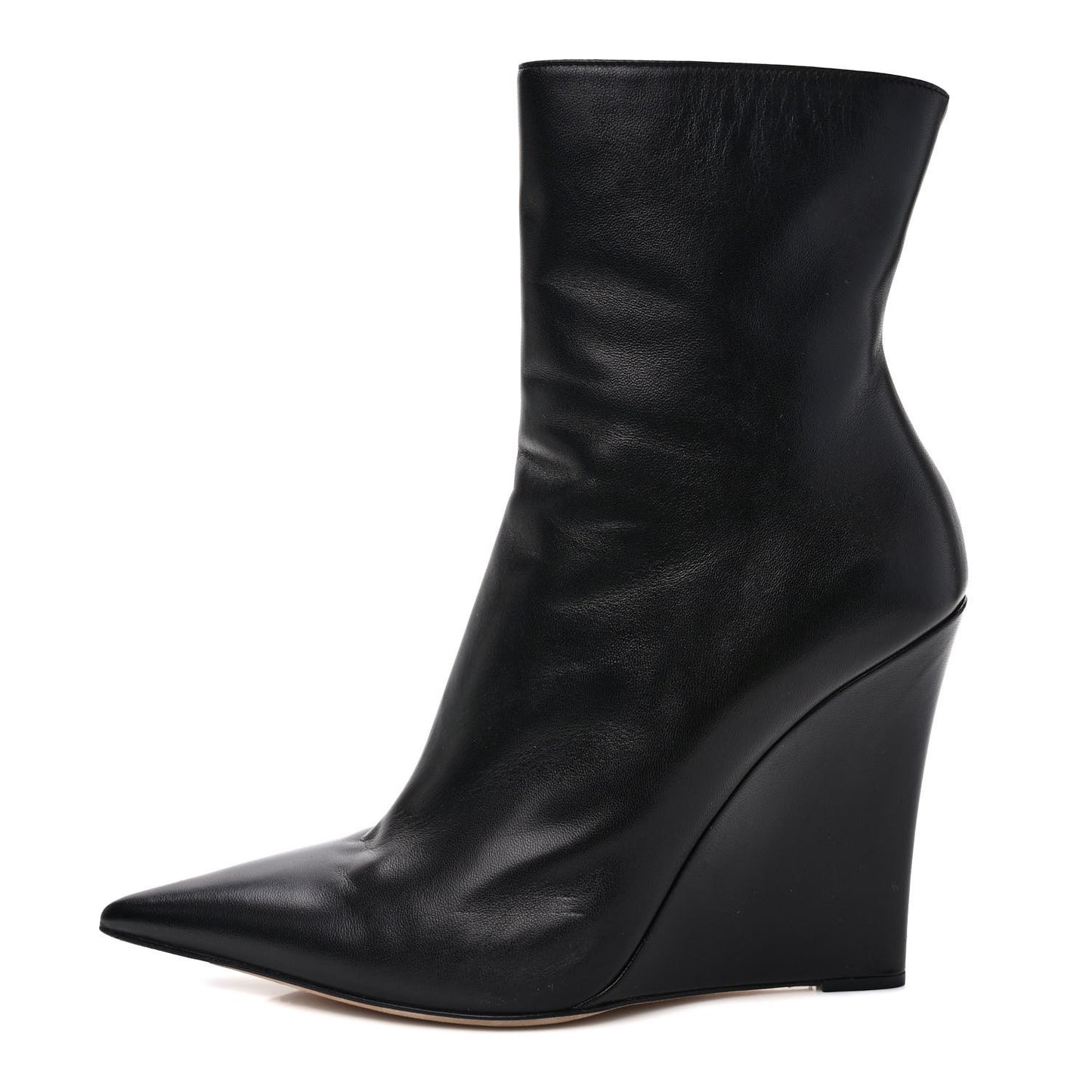 Calfskin Mayor Ankle Boots 40.5 Black