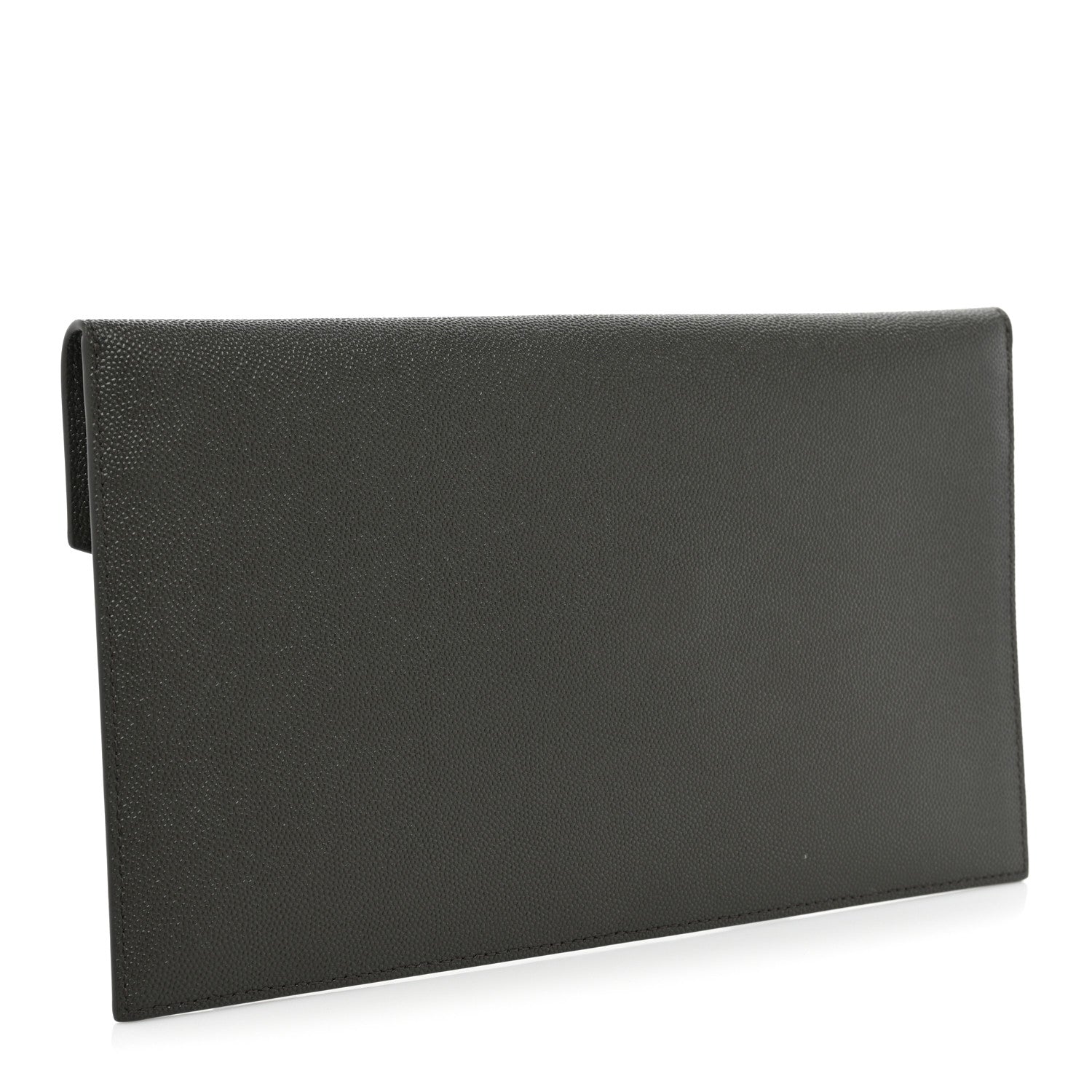 Saint Laurent Grain De Poudre Uptown Pouch Pebble 3 of 9