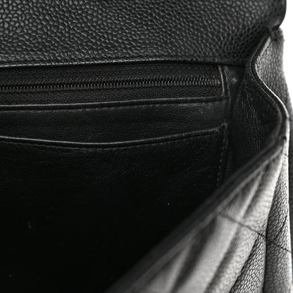 Chanel Caviar Quilted Jumbo Single Flap Black 11 of 11
