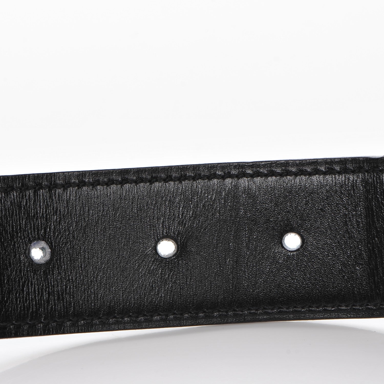 Hermes Box Togo 32mm Belt Strap 90 Black Blue Jean 8 of 9
