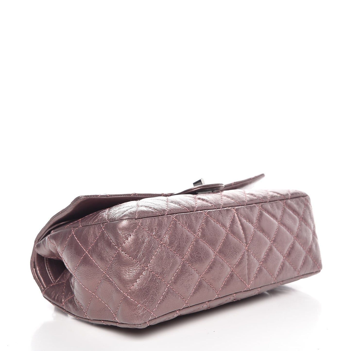 Metallic Aged Calfskin Quilted 2.55 Reissue 226 Flap Light Purple