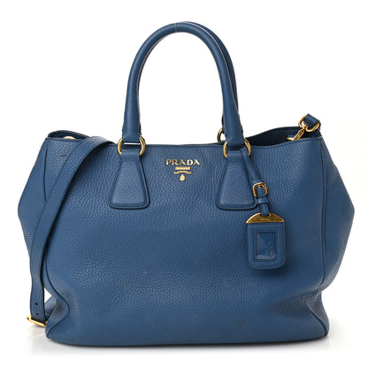Prada Vitello Daino Tote Cobalto 1 of 16