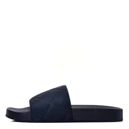 Bottega Veneta Rubber The Slider Sandals 39 Black 1 of 10