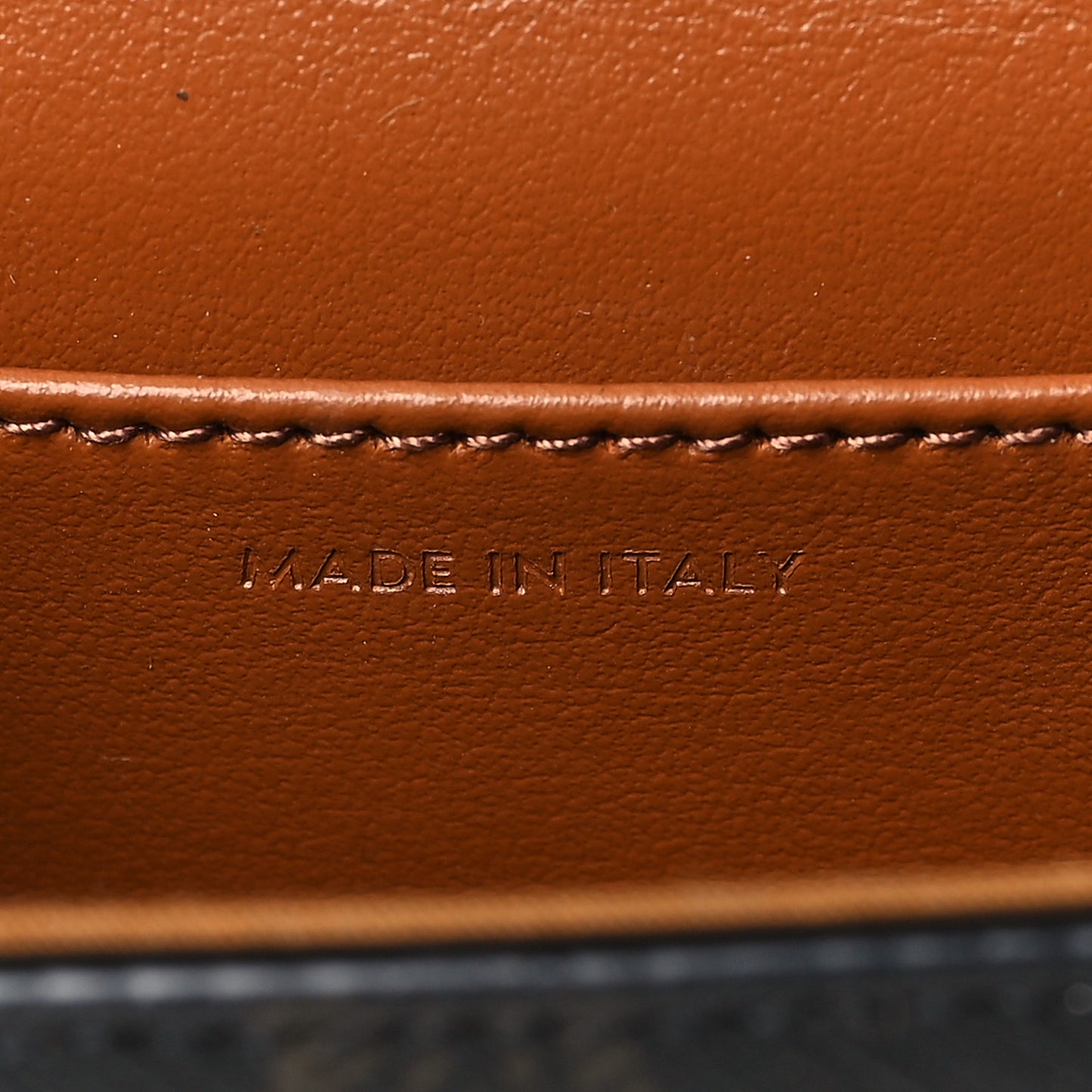 Triomphe Canvas Calfskin Mini Claude Tan