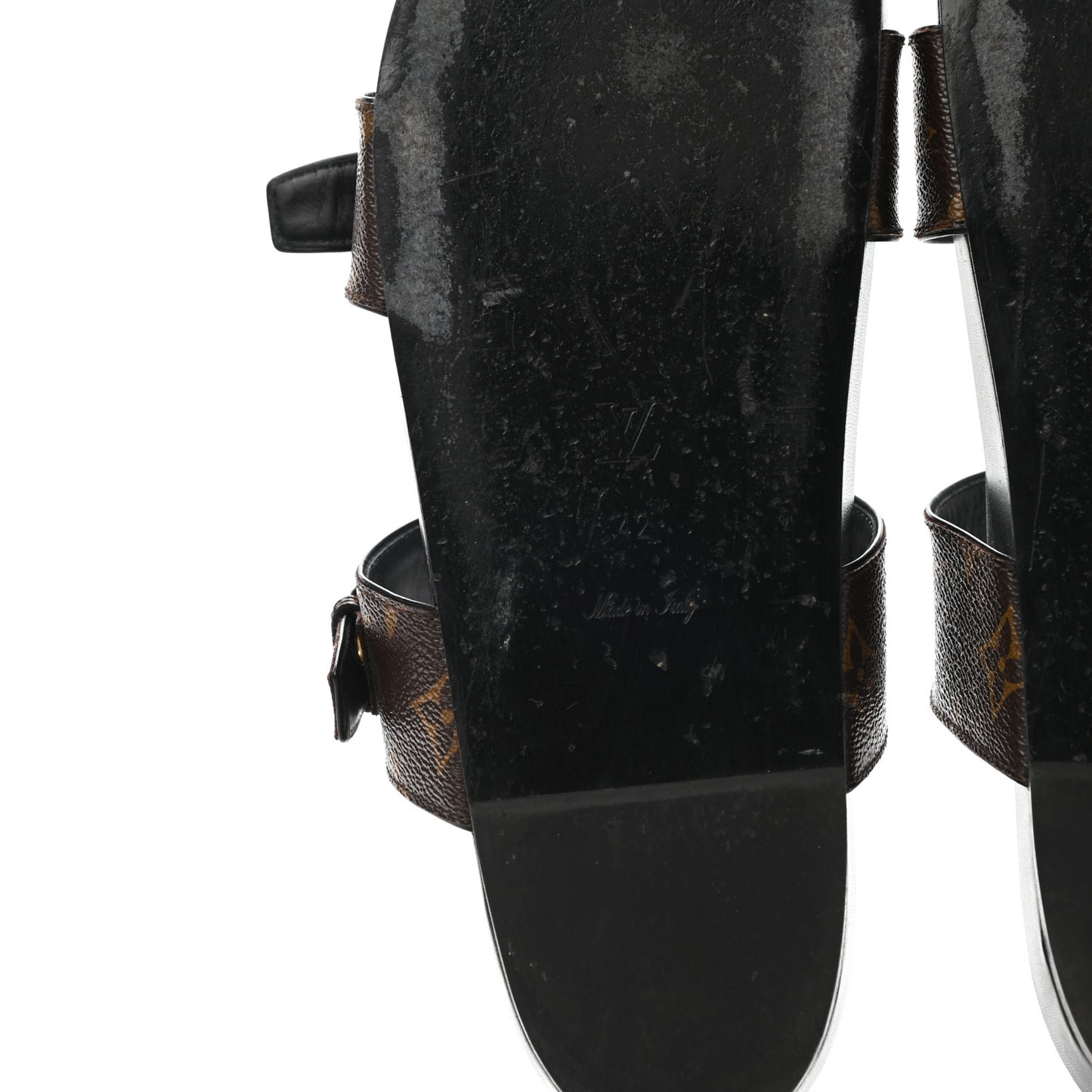 Monogram Bom Dia Mule Sandals 42 Black