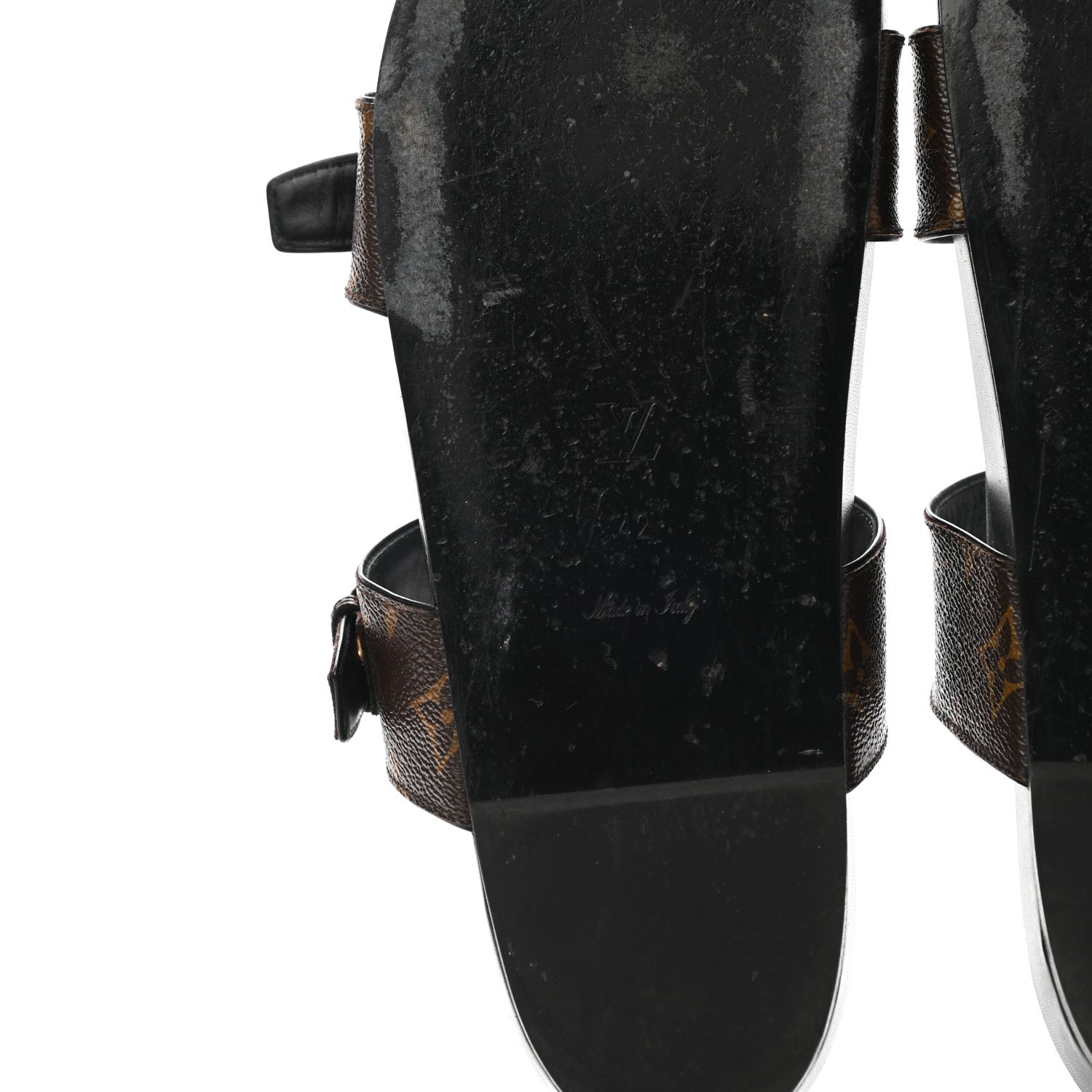 Louis Vuitton Monogram Bom Dia Mule Sandals 42 Black 6 of 13