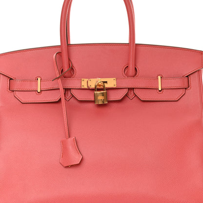 Hermes Epsom Birkin 35 Flamingo 8 of 12