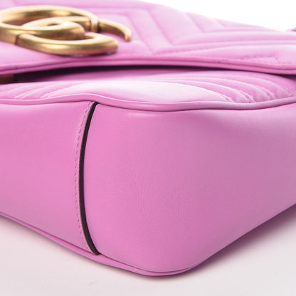 Gucci Calfskin Matelasse Medium GG Marmont Shoulder Bag Candy Mousse 9 of 9