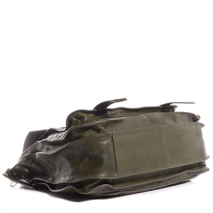 Proenza Schouler Lambskin PS1 Extra Large Satchel Military 9 of 15