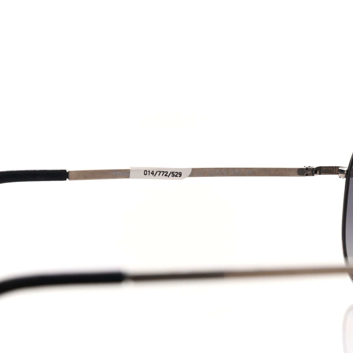 Chanel Metal Polarized Aviator CC Sunglasses 4189-T-Q Gold 6 of 9