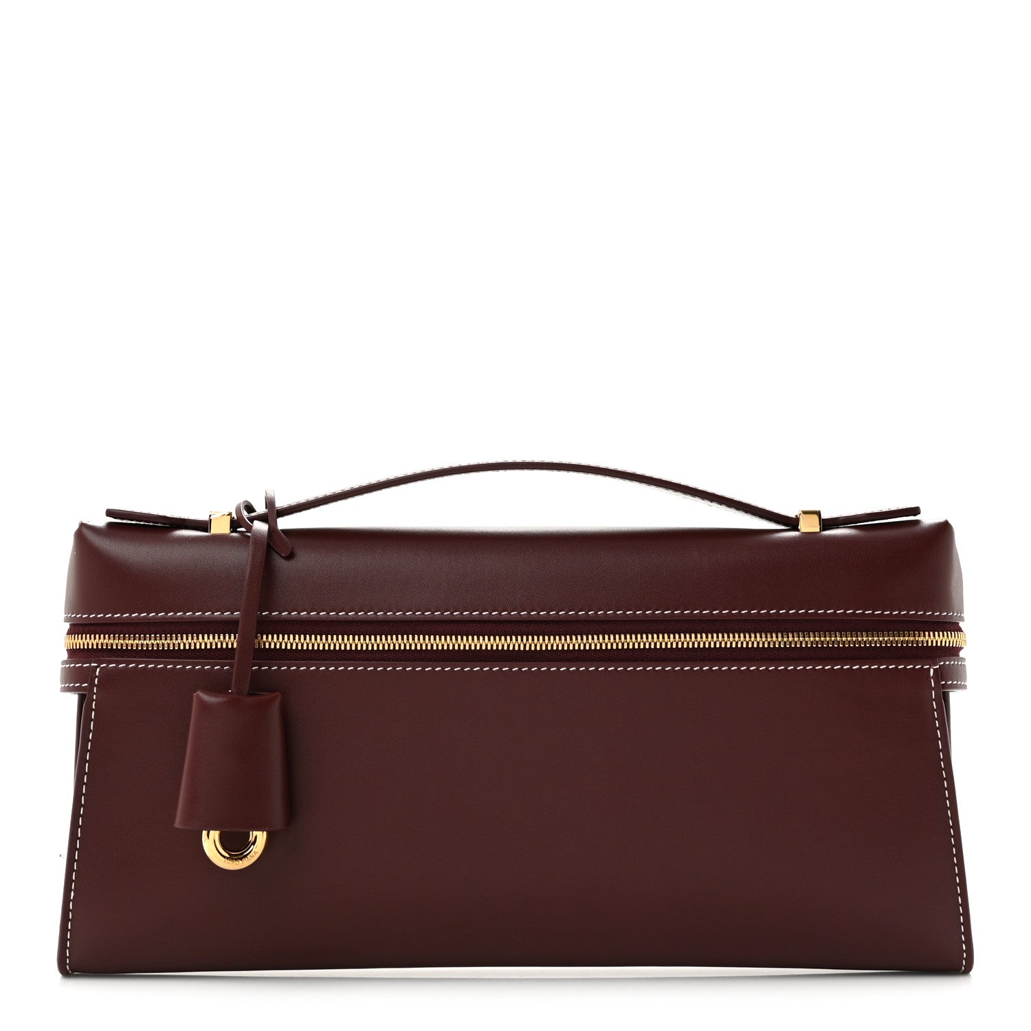 Loro Piana Smooth Calfskin Extra Clutch L29 Burnt Tan 1 of 10