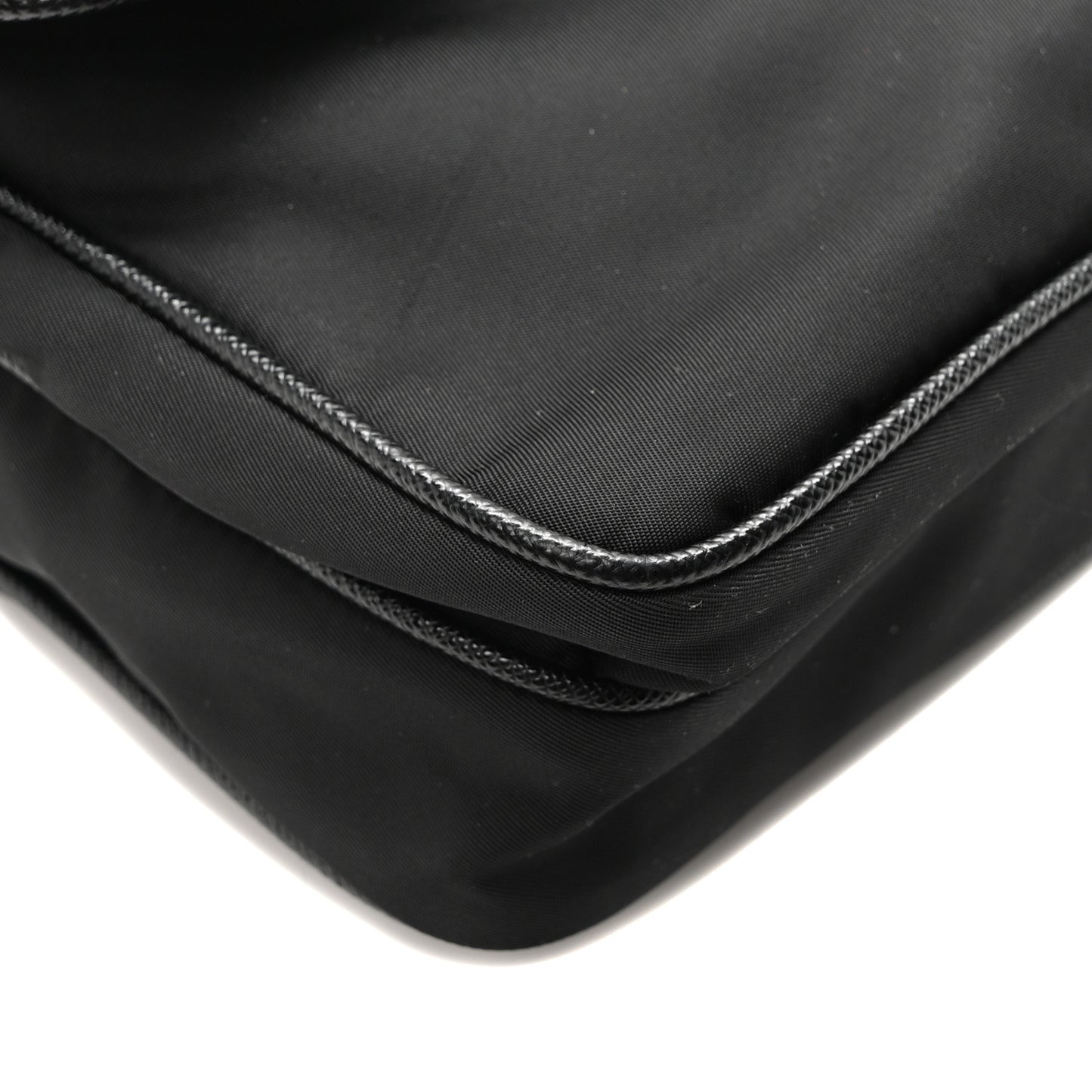 Re-Nylon Saffiano Shoulder Bag Black