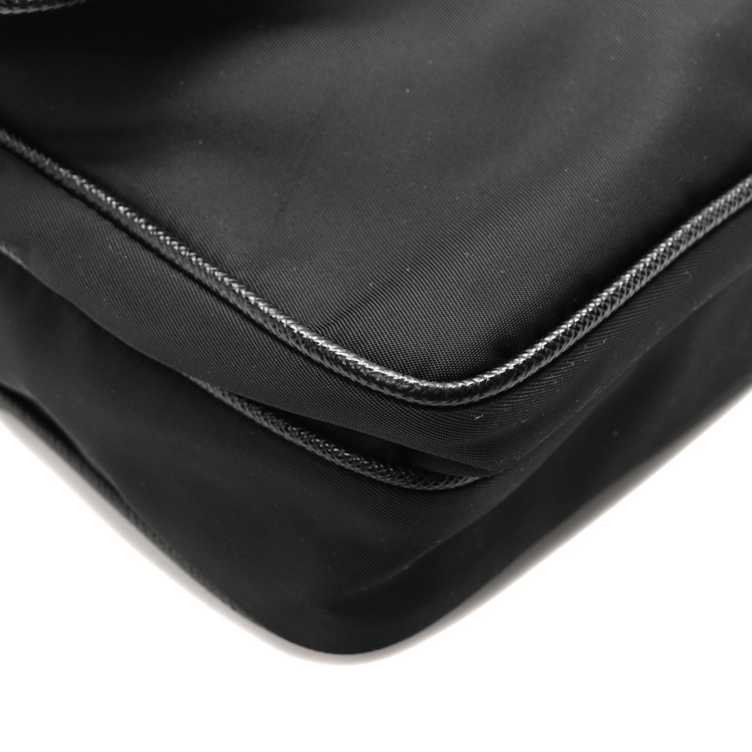 Prada Re-Nylon Saffiano Shoulder Bag Black 9 of 10