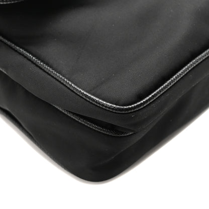 Prada Re-Nylon Saffiano Shoulder Bag Black 9 of 10