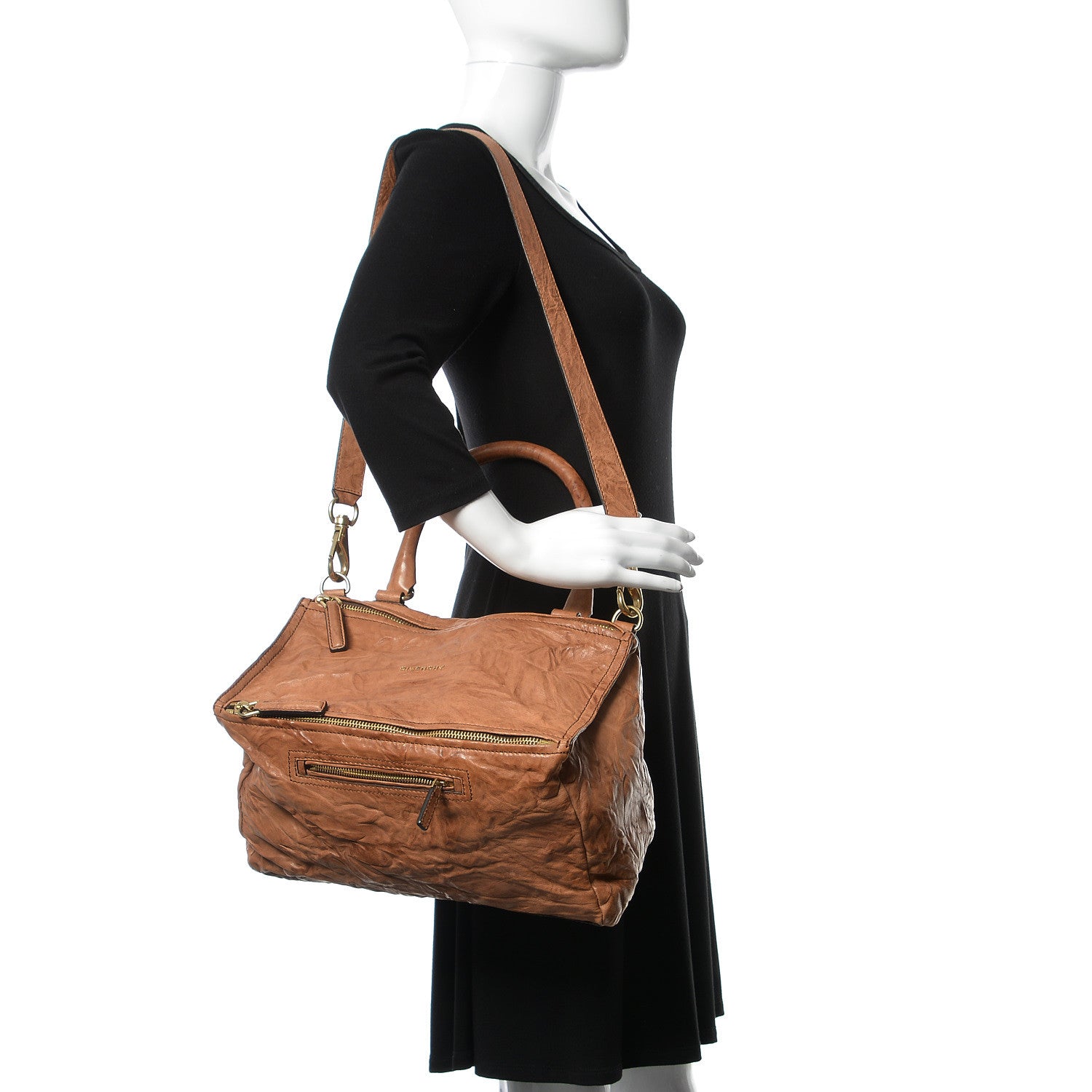 Givenchy Tumbled Sheepskin Medium Pandora Cigare 2 of 12