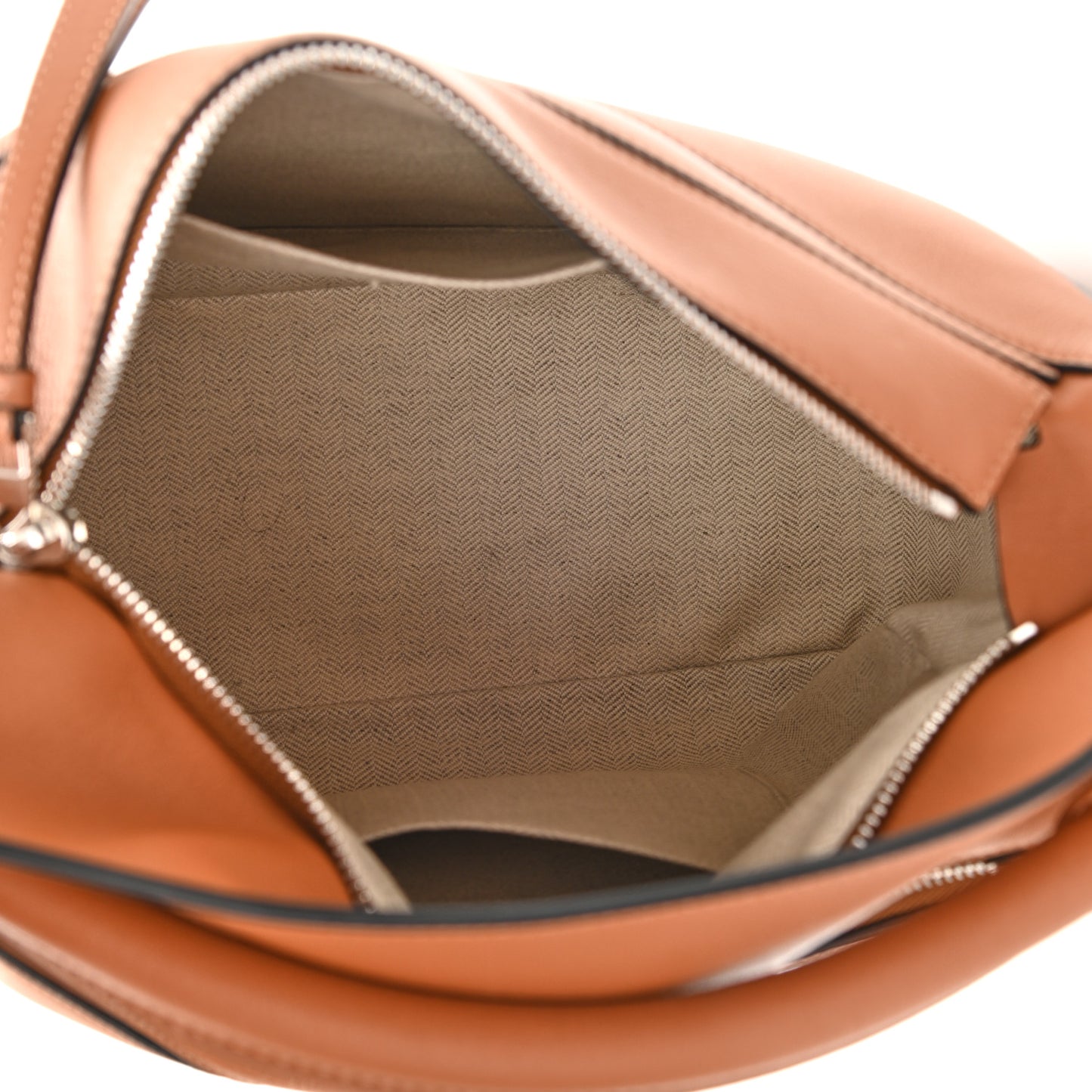 Calfskin Medium Puzzle Bag Tan