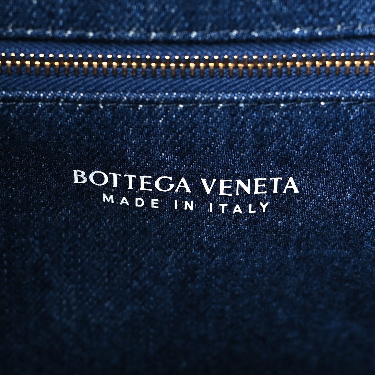 Denim Nappa Intrecciato Large Hop Abyss Indigo