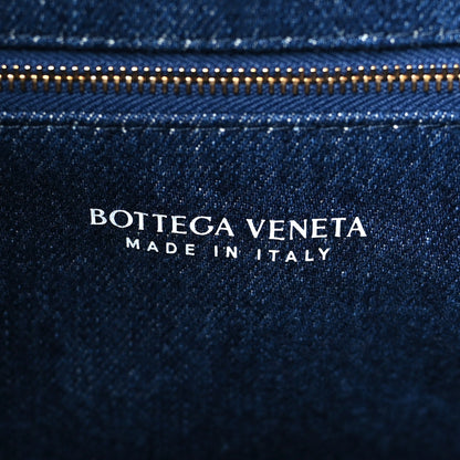 Bottega Veneta Denim Nappa Intrecciato Large Hop Abyss Indigo 5 of 9