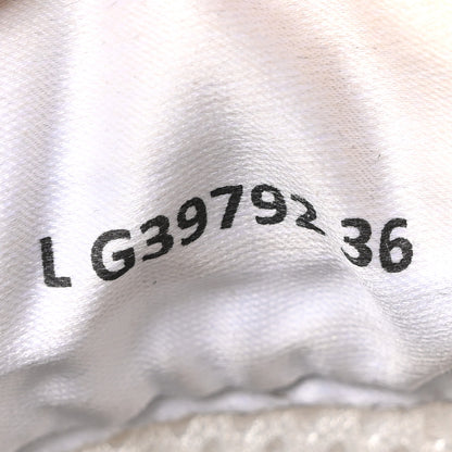 Chanel Fabric Laminated Calfskin Stretch CC Sneakers 36 White Silver 9 of 10