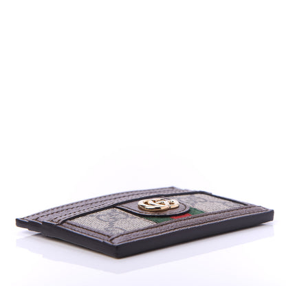Gucci GG Supreme Monogram Ophidia Card Holder Brown 4 of 8