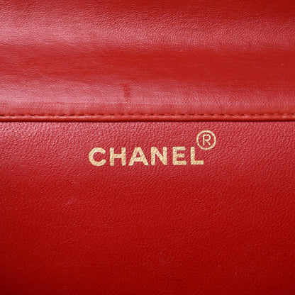 Chanel Lambskin Quilted Medium Double Sided Flap Red 6 of 13